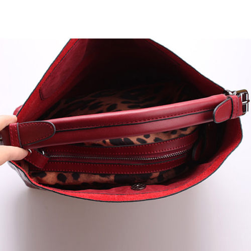 Lady's Real Leather Sling Bag Chain Straps Handbags Shoulder Bag on Luulla