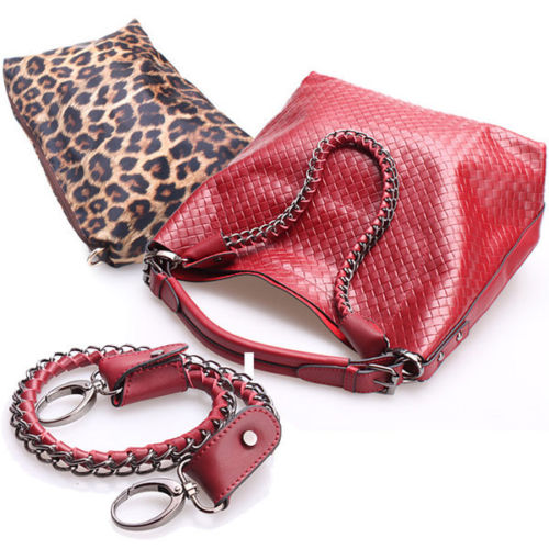 Lady's Real Leather Sling Bag Chain Straps Handbags Shoulder Bag on Luulla